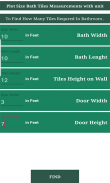 Plot Size, Bath Tiles Measurem screenshot 4