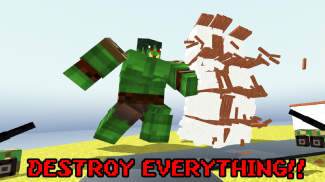 War Monster Titan: Blocky City screenshot 3