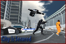 Flying Police Car 3D screenshot 14