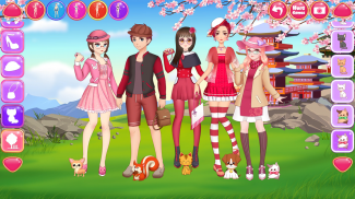 Anime Friends - Cute Team Make screenshot 0