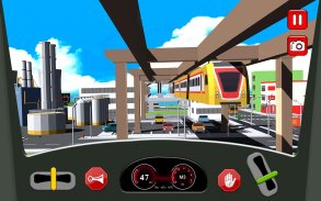 Sky Train Simulator : Elevated Train Driving screenshot 1