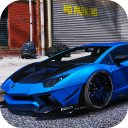 Driving Lamborghini Aventador City Racer