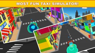 Mini Taxi Simulator 3D screenshot 1