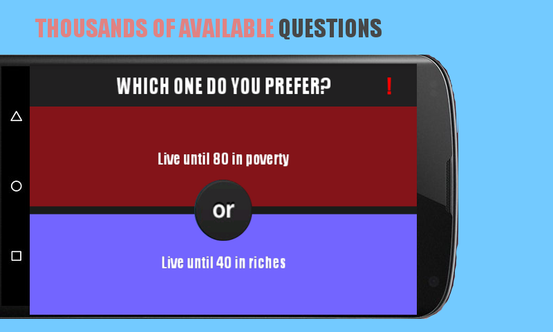 Would You Rather?  Download APK for Android - Aptoide