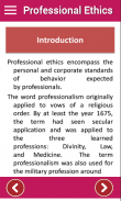 Professional Ethics - Students guide app screenshot 0