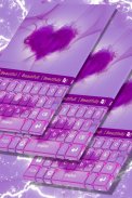 Amazing Keyboard Purple Passion screenshot 4