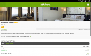 Hotels Scanner - comparer les hôtels screenshot 0