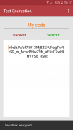 Text Encryption screenshot 1