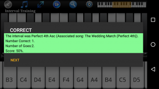 पियानो कान प्रशिक्षण मुक्त screenshot 4