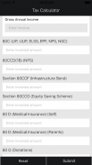 Income Tax Calculator India screenshot 1
