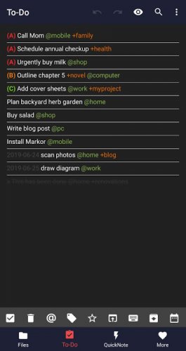 Markor: Markdown Editor - todo.txt - Notes Offline screenshot 8