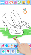 Glitter Beauty Coloring Pages screenshot 6