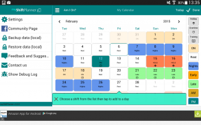 My Shift Planner - Calendar screenshot 0