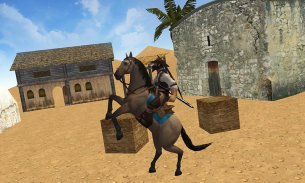 Западный ковбой Верховая езда Сим: Охотник за голо screenshot 2