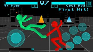 Stickman combat: néon guerriers screenshot 0