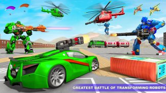 Train Robot transform Car Game screenshot 0