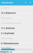 Einfacher Einkaufszettel screenshot 3