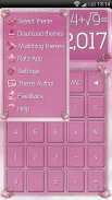 SCalc Pink Roses Theme screenshot 1