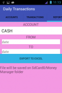 Daily Transaction screenshot 2