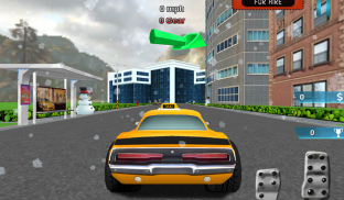 3D Santa Taxi Fahren screenshot 12