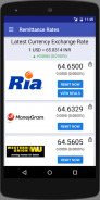 Remittance Exchange Rates screenshot 0