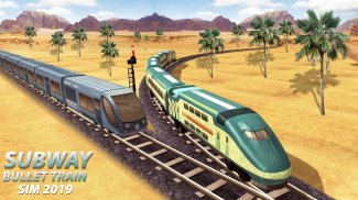 Subway Bullet Train Sim 2019 screenshot 6