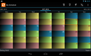 Shift Schedule + Alarm Clock screenshot 1
