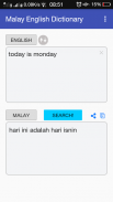 Kamus Melayu English screenshot 1