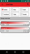 GiveTake - Tracker for your debts and costs screenshot 1