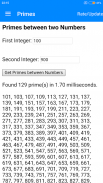 Primes between Two Numbers screenshot 0