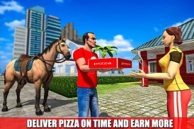 Mounted Horse Pizza Delivery 2018 screenshot 10