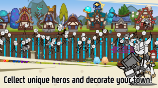 Legend of the cartoon - idle RPG screenshot 1