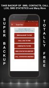 Super SMS Call Contacts Backup screenshot 4