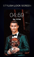 Ronaldo Lock Screen screenshot 5