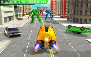 Futuristic Ball Robot Transform: Robot Games screenshot 1