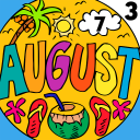 Days & Months Color by Number: Free Coloring Book Icon