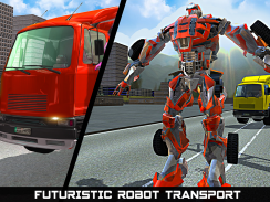 Car Robot Transport Truck Driving Games 2020 screenshot 8