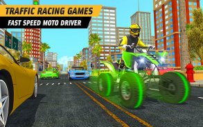 Light ATV Quad Bike 2019: Highway Racing Games screenshot 2