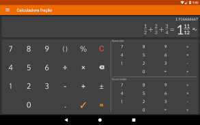 Calculadora de fração com solução screenshot 8