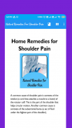 Natural Remedies For Shoulder Pain screenshot 6