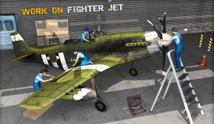 Air plane Mechanic Workshop Garage Simulator 2018 screenshot 10