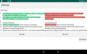 DiffFinder: File/Text Comparison Tool screenshot 2