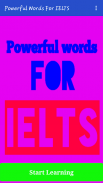 Powerful Words For IELTS screenshot 0