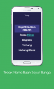 Tebak Nama Buah Sayur Bunga screenshot 7