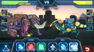 Dino Robot Battle Field screenshot 2