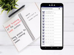 Week Number Reminder screenshot 1