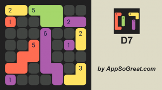 D7: pack the coloured Dominoes screenshot 6