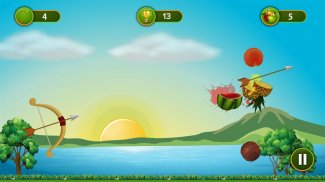 3D Archery Shooting Game with Fruits screenshot 1