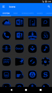 Black and Blue Icon Pack ✨Free✨ screenshot 1