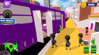 Conducir el autobús escolar 3D screenshot 1